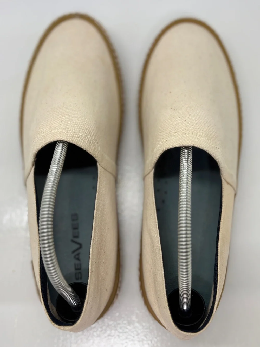 SeaVees Del Mar Espadrille Flax Stretch Canvas Slip On Shoes Men’s 11 EU 44